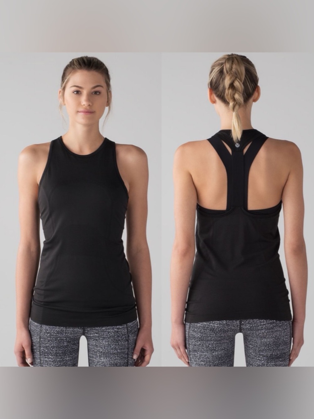 Lululemon Swiftly Tech T-Back Seamless Workout Tank Top in Black 4